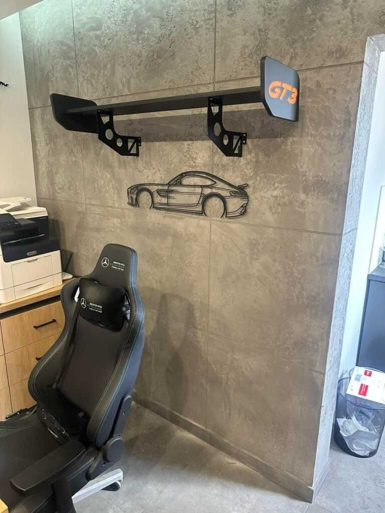 Półka ścienna SPOJLER PORSCHE GT3 +Gratis