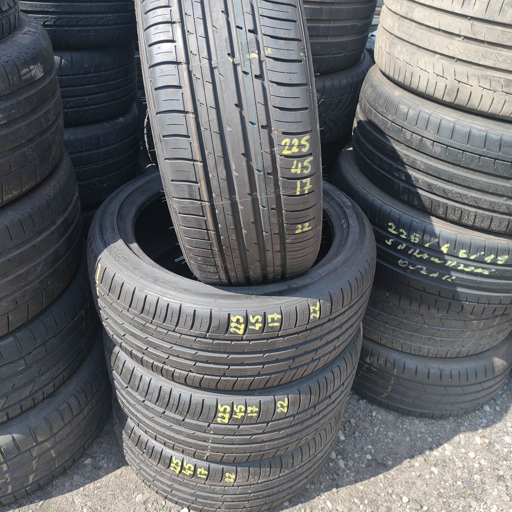 225/45R17 letnie 4 szt falken nowe z 2022 montaż wysyłka