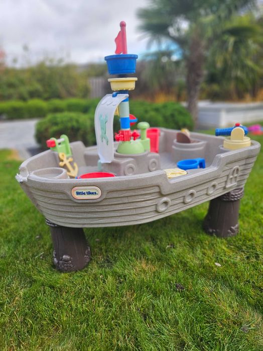 LITTLE TIKES piaskownica stół wodny ogrodowy statek piracki do zabawy