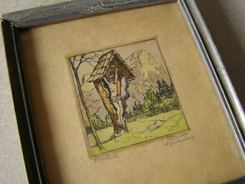 Akwaforty barwne- Willi Foerster,sygn.