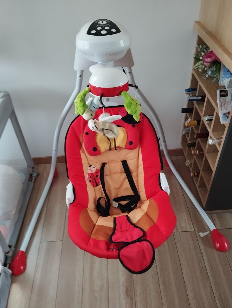 Huśtawka elektryczna caretero buggies stan idealny