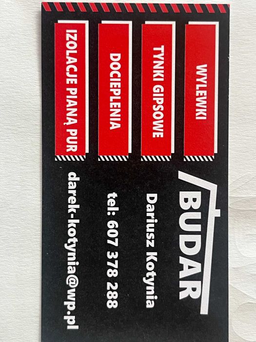 Wylewki Posadzki Styrobeton Tynki gipsowe Piana PUR Izolacje Elewacje