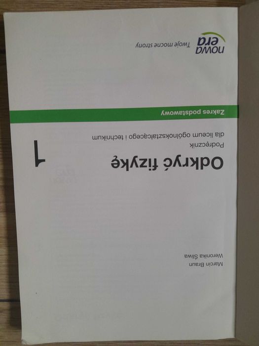 Sprzedam podręcznik do fizyki