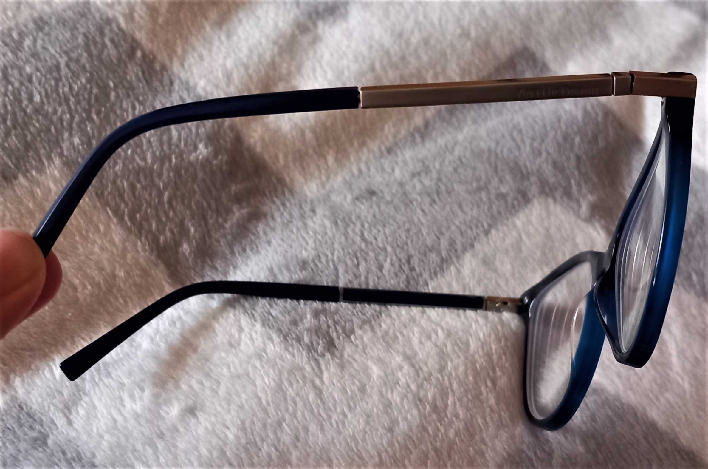 Stylowe okulary Ana Hickmann, krótkowzroczność + Gratis