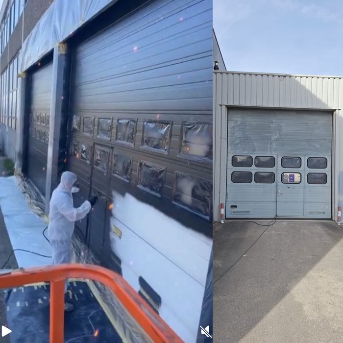 Naprawa i lakierowanie płyt warstwowych, bram, drzwi – cała Europa!