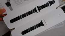 Oryginalny pasek apple watch 44mm Anthracite/Black Nike Sport Band