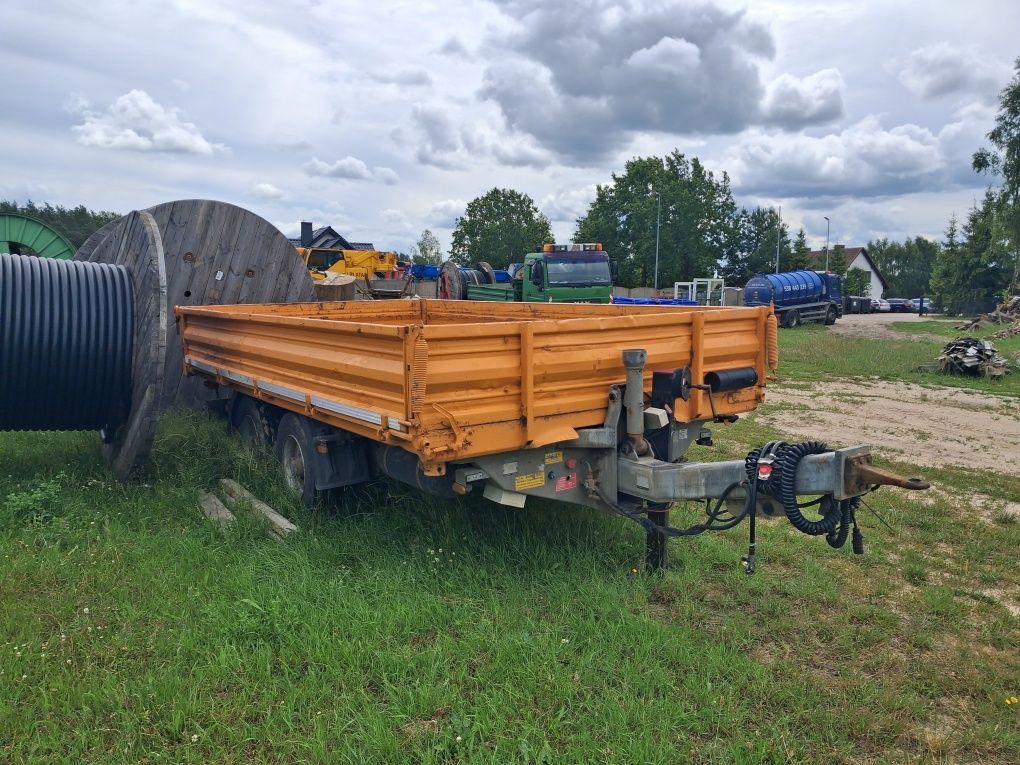 Przyczepa Tandem Humbaur wywrotka niskopodwozie