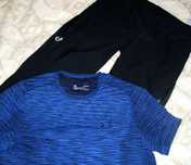 spodnie trekkingowe BERGHAUS stretch L + t shirt UNDER ARMOUR