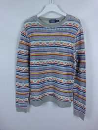 Topman dzianinowa bluza sweterek bawełna wizkoza / M