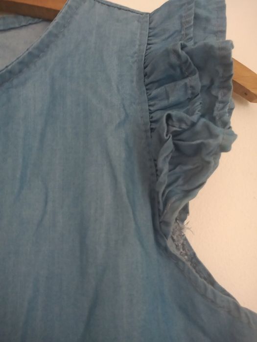 Jeansowa sukienka babydoll