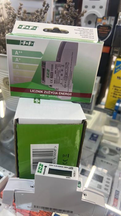 Однофазний лічильник електроенергії F&F WZE-1