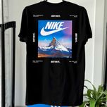 Nike Mountains • Футболка Черная / Белая • Джордан • ХС С М Л ХЛ