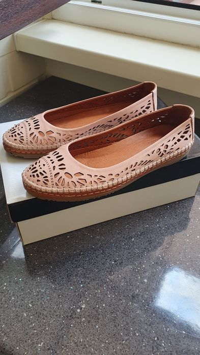 Макасини , балетки шкіряні р.37( 24см)