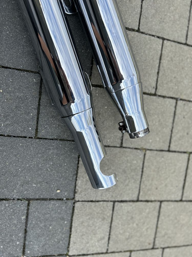 Uklad wydechowy tlumik yamaha xvs 650 drag star silver tail