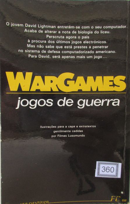 David Bischoff - - - Jogos de Guerra ( war games ) - - - - - Livro