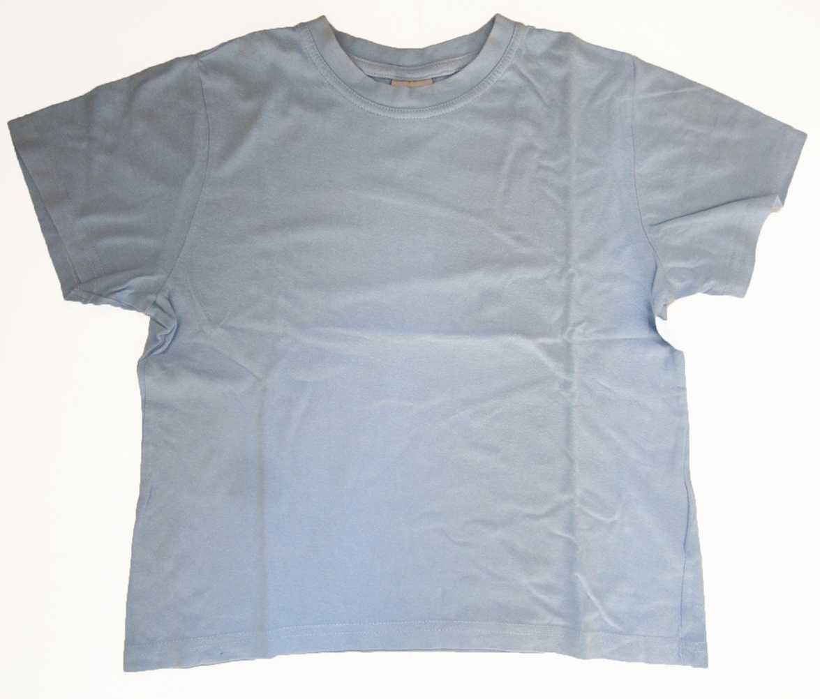 T-shirt de Criança Unissexo Azul Claro, Como Nova