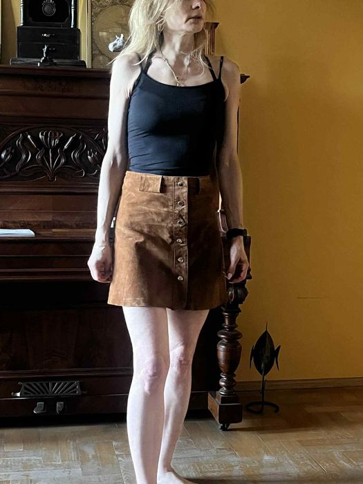 Spódnica zamszowa Zara