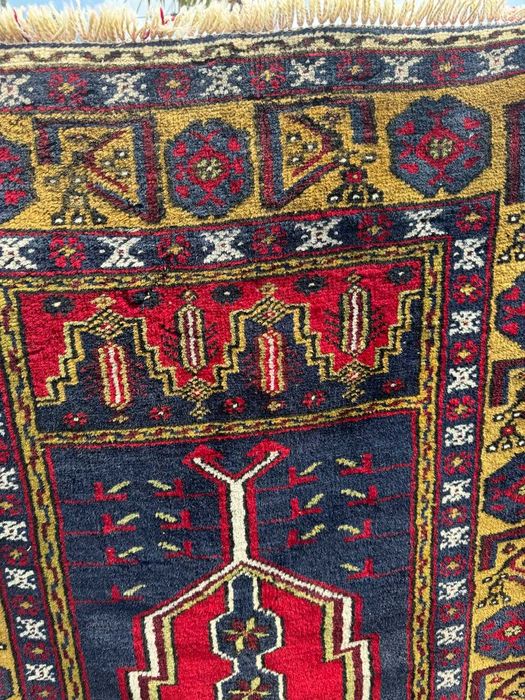 Vintage Kazak Kaukaz dywan Kaukazki r.tkany 195x100 galeria 10 tyś