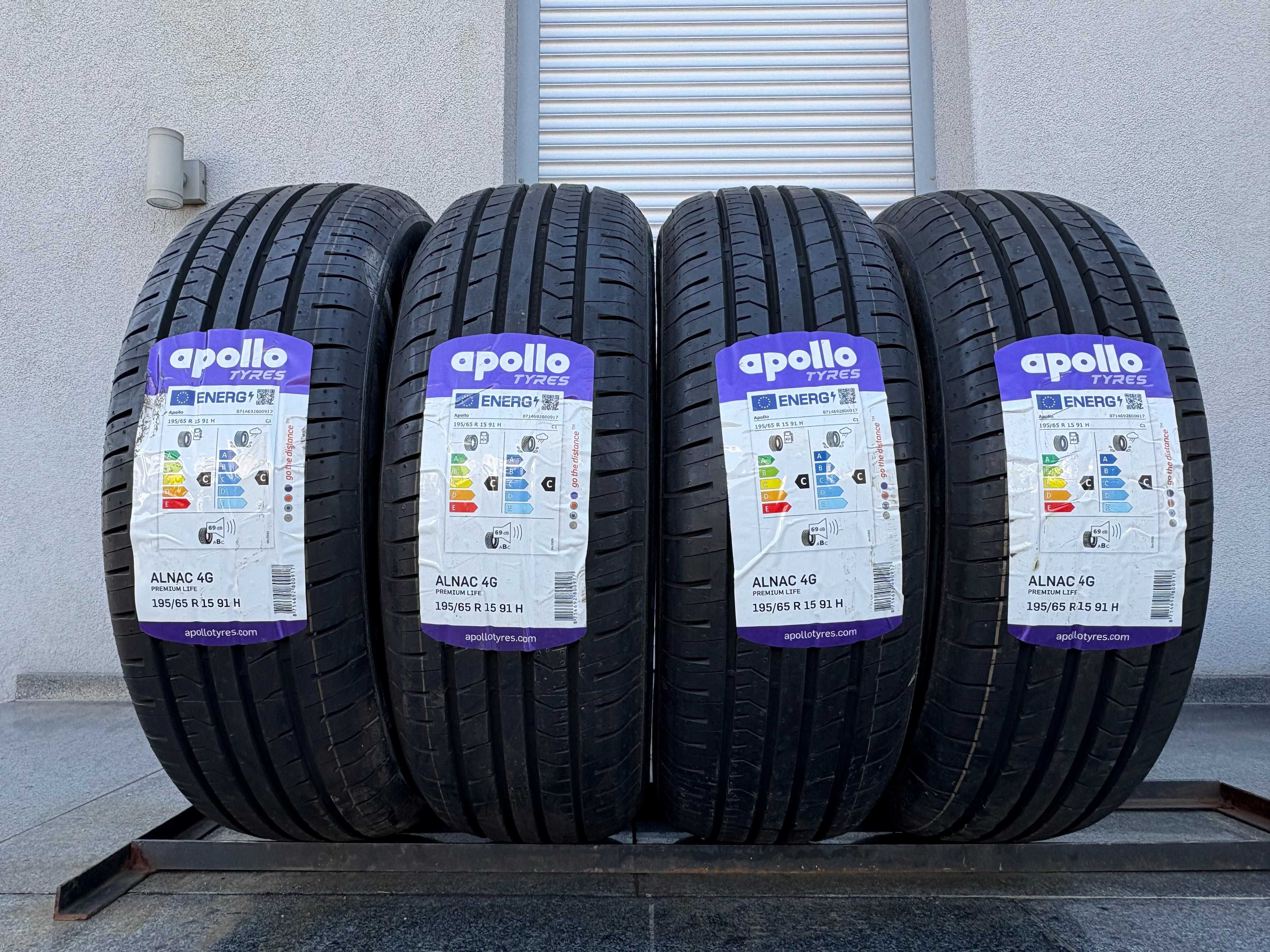 dwie sztuki NOWE Letnie 195/65R15 Apollo Alnac4G 91H  2022r C,C,69db