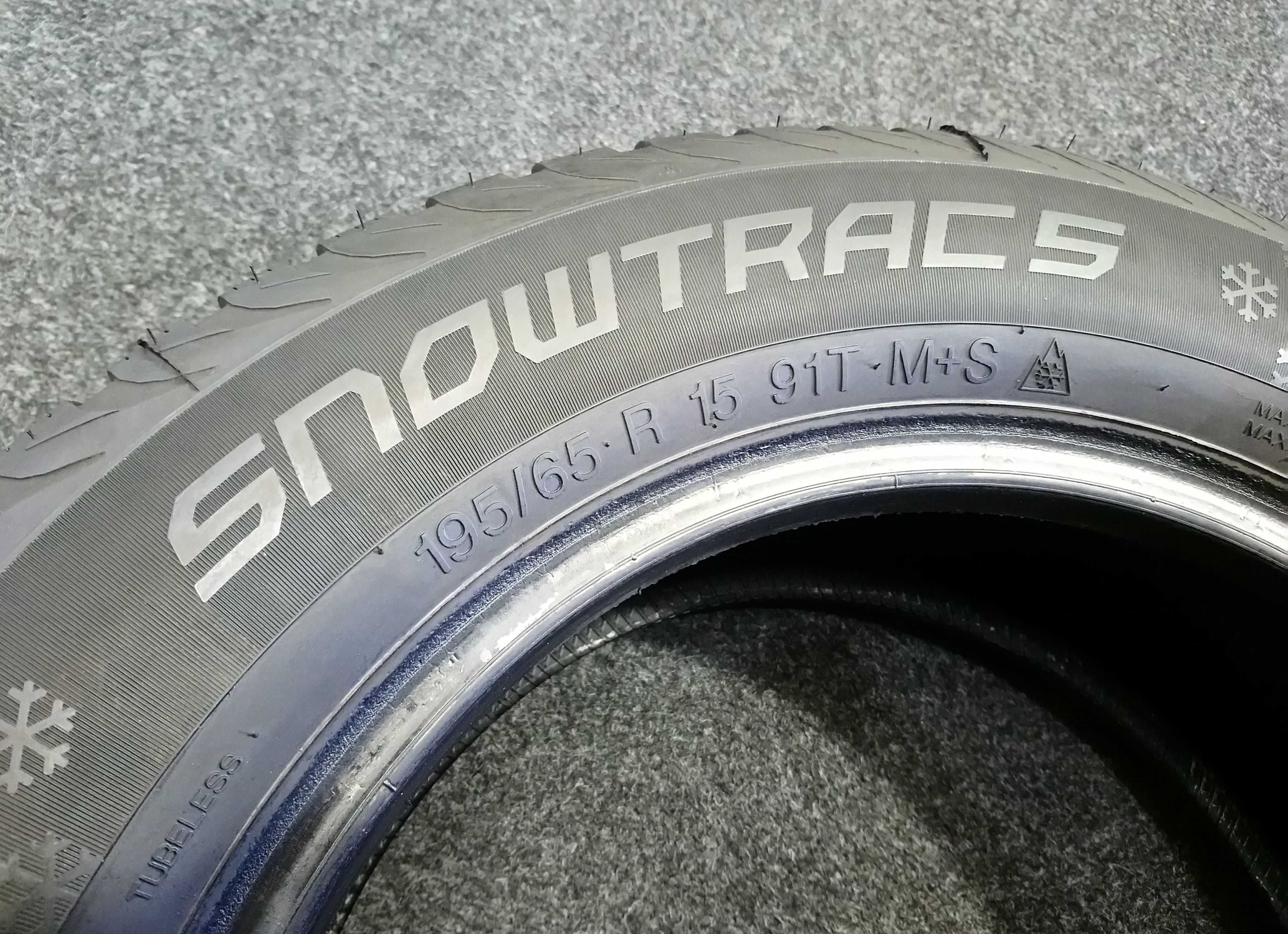 195/65R15 Vredestein Snowtrac 5 // 7,3 mm jak NOWE