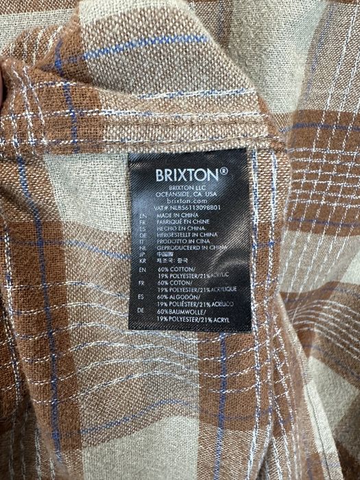 Фланелева сорочка Brixton колаборація з Jason Jesse