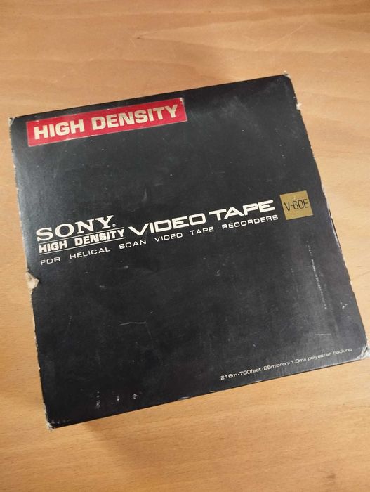 Cassete Sony High Density V-60E