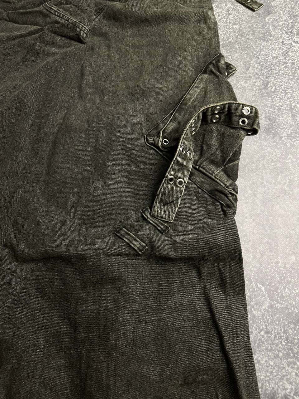 NO FAITH STUDIOS tripp nyc opium archive baggy faded джинси сірі штани