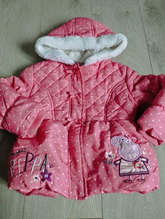 Kurtka ocieplana zimowa świnka Peppa 98