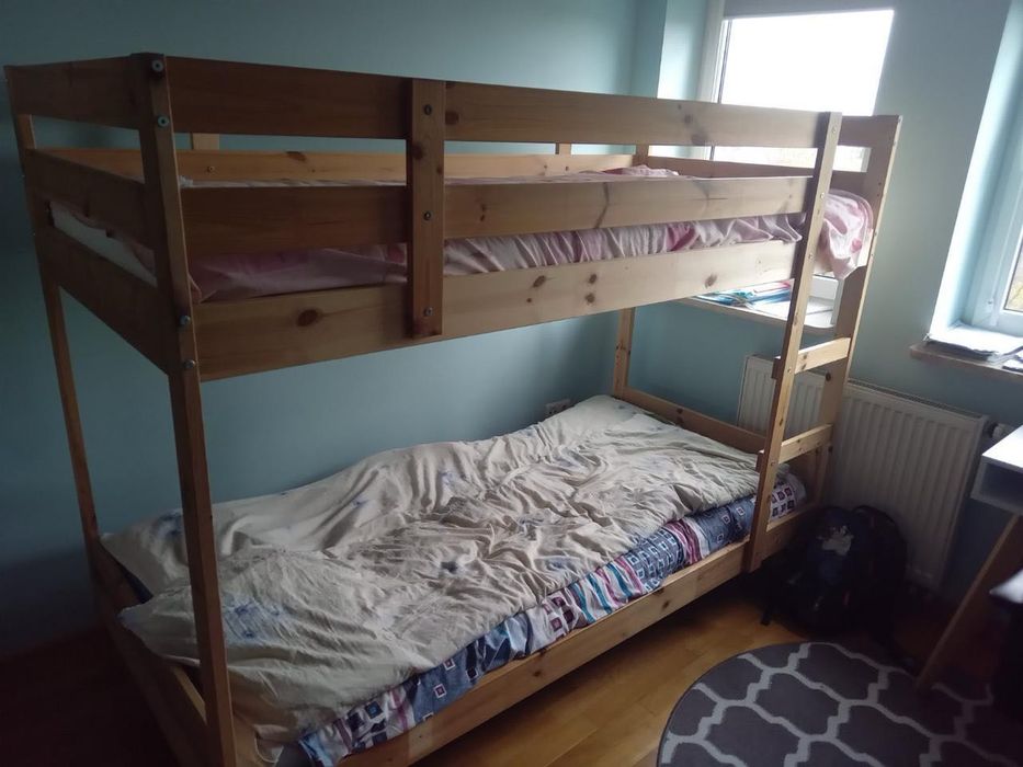 łóżko piętrowe używane przez 2 2 miesiące