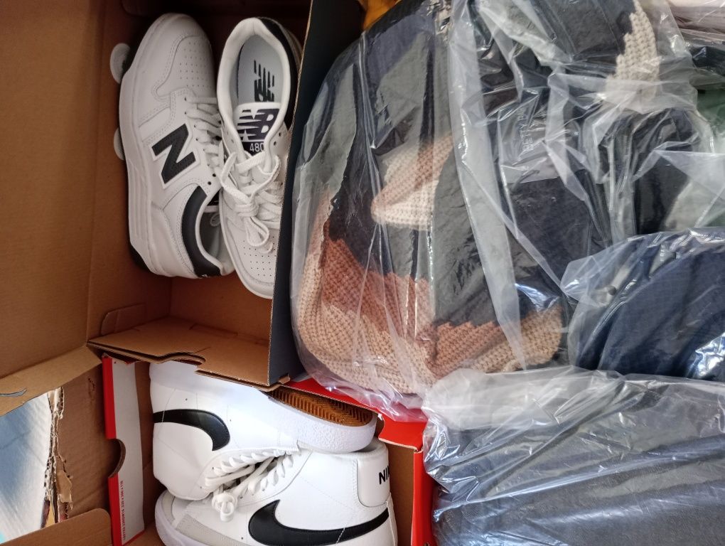 Pakiety odzieżowe boxy ubrań Nowe