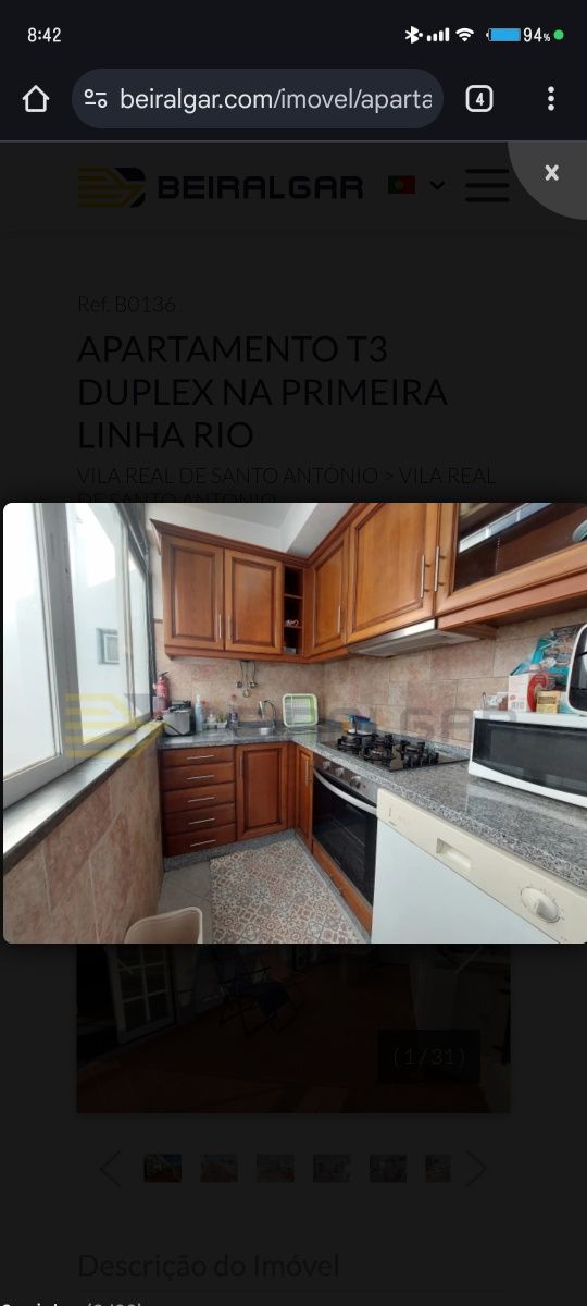 Vendo apartamento vila real de Santo António