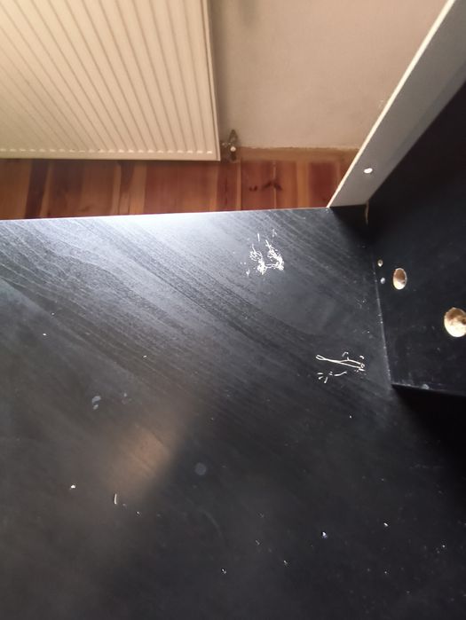 Biurko narożne z nadstawką IKEA