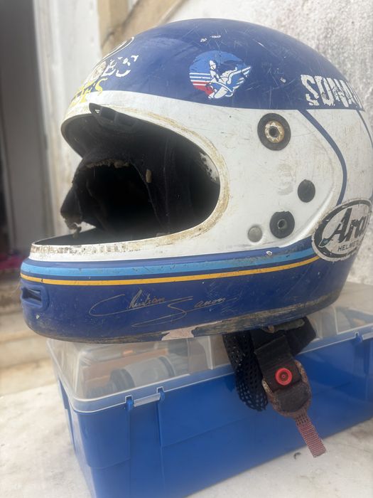 Arai gp christian sarron yamaha sonauto