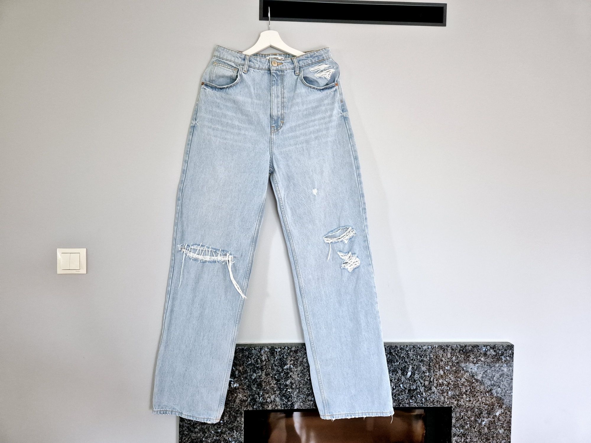 Jeansy 38 M PULL&BEAR spodnie jeansowe dżinsy dżinsowe straight leg