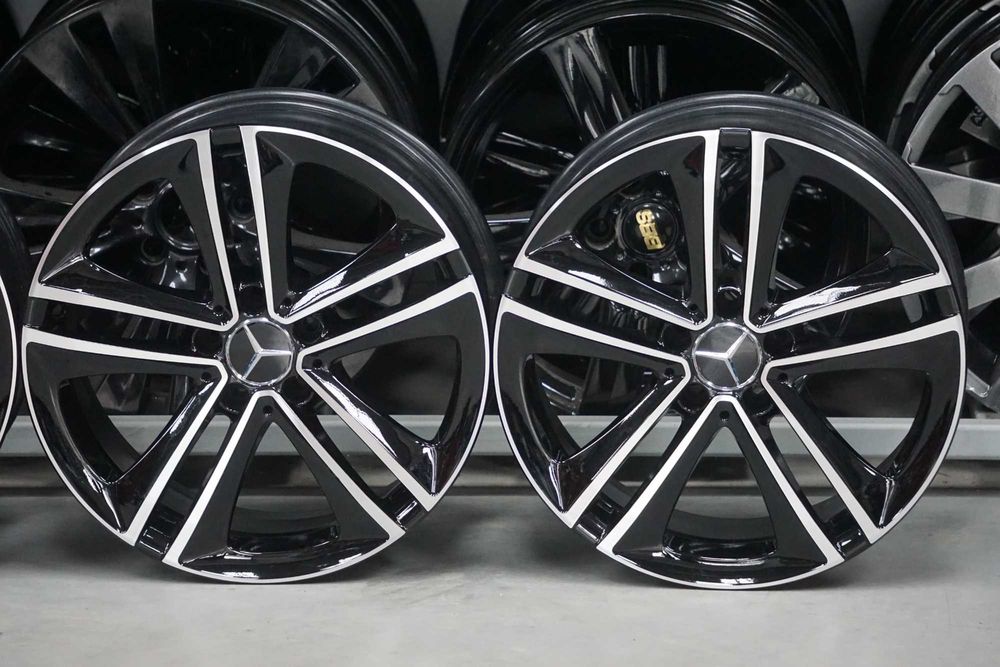 Alufelgi Mercedes CLS W257 8Jx18 i 9Jx18 et33 czarna perla i cnc