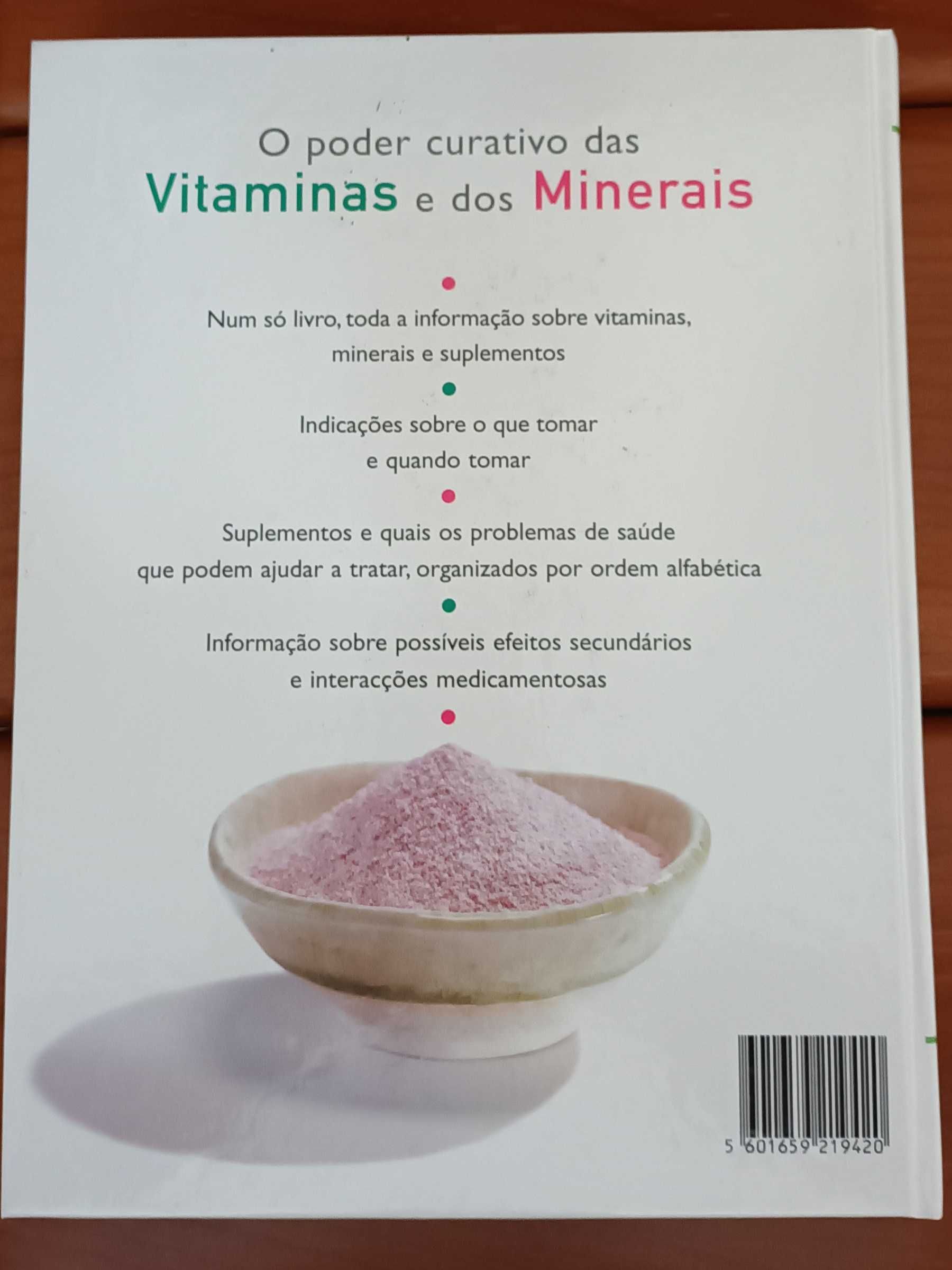 Livro " O poder curativo das vitaminas e dos minerais"