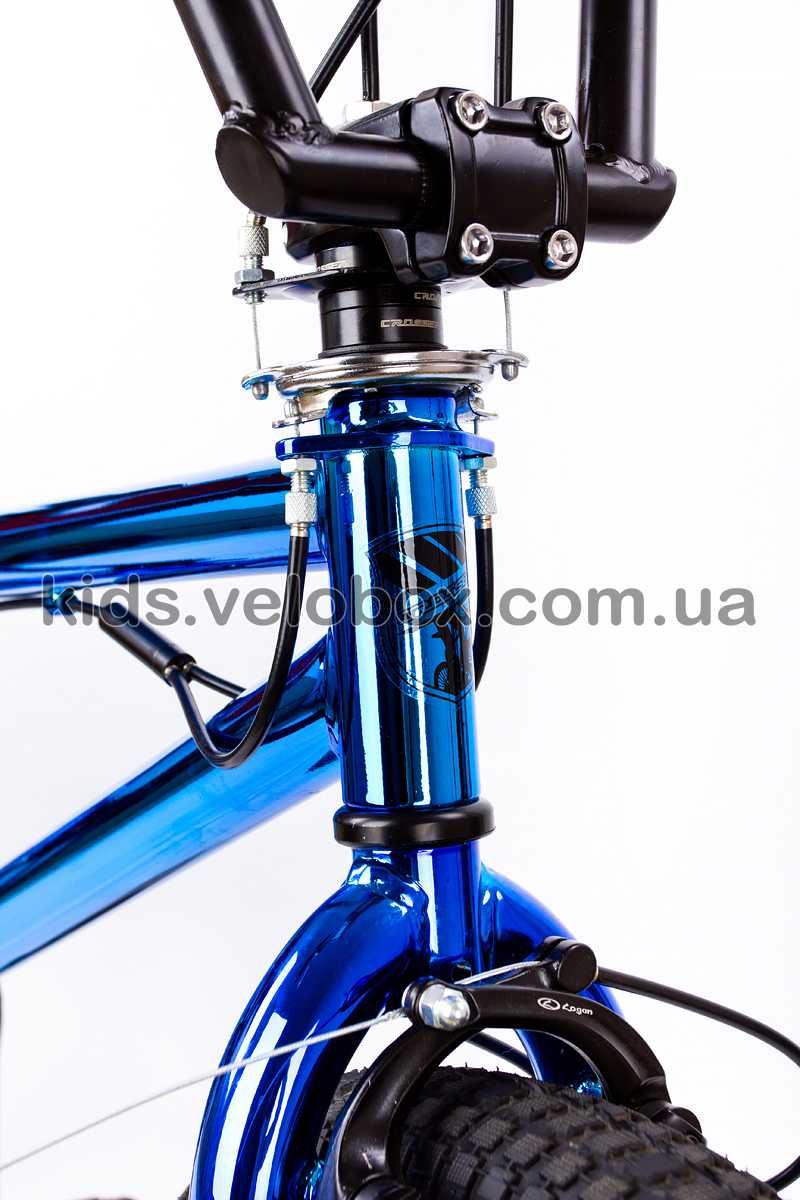 BMX БМХ велосипед для підлітка трюковий 20" Crosser Rainbow