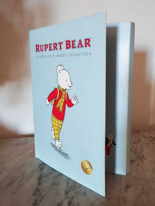 Coleção Medalhas Rupert Bear - 12 Medalhas Prata