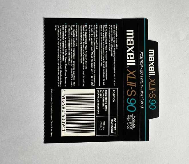 Kaseta magnetofonowa Maxell XLII-S 90