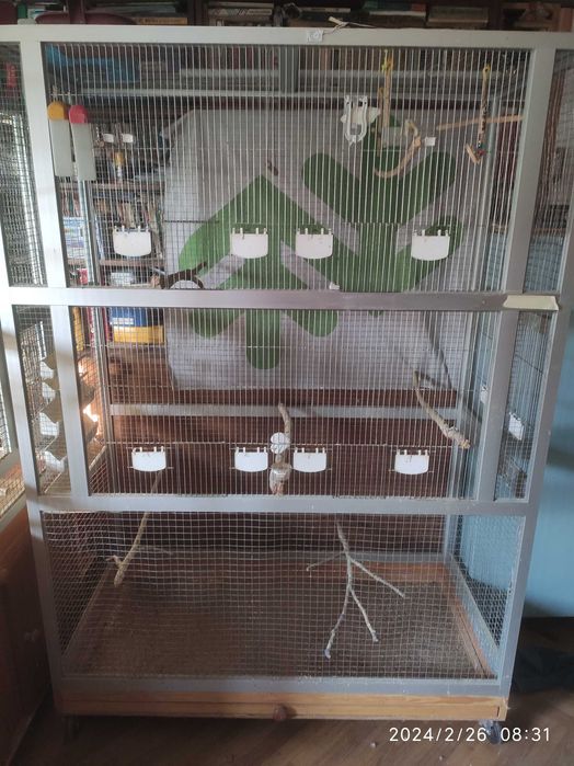 Woliera dla dużych ptaków