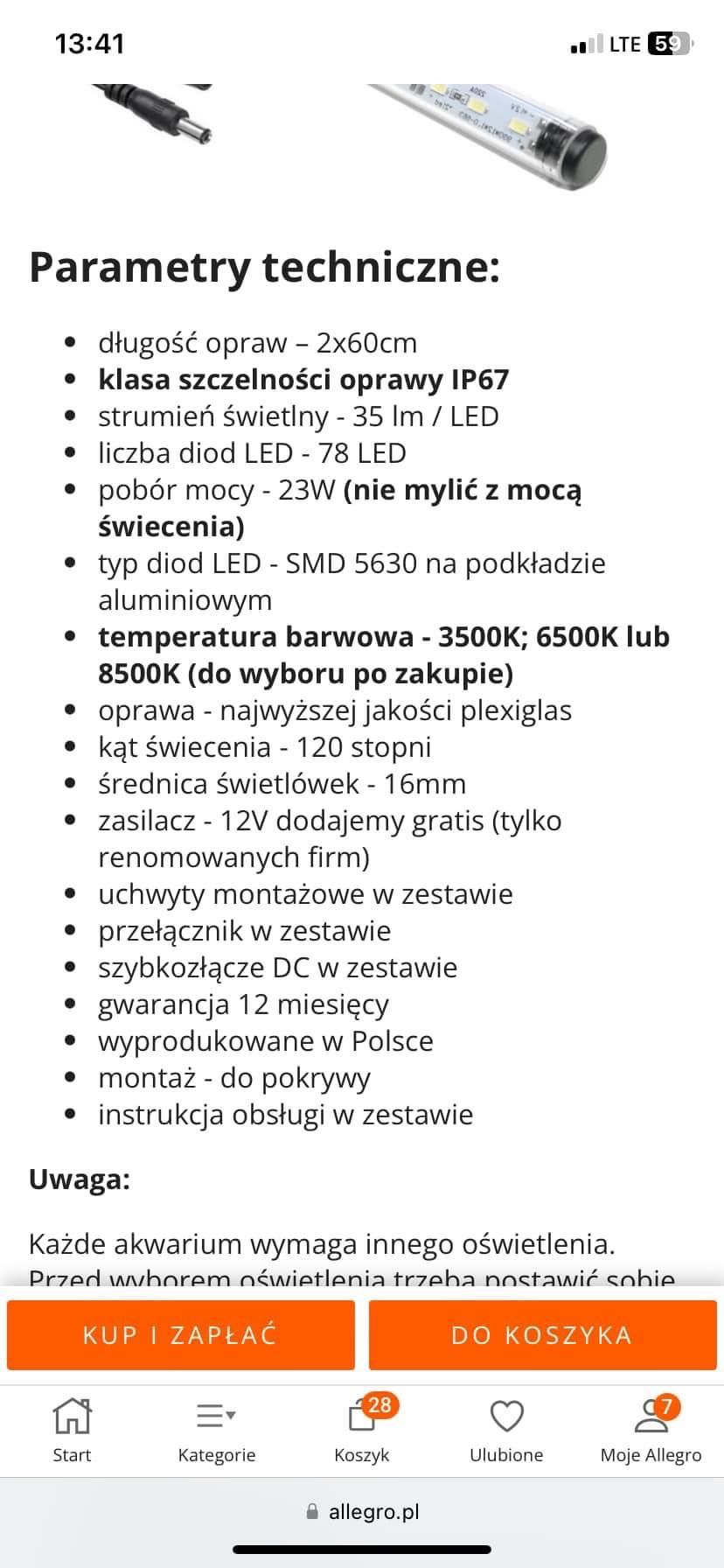 Pokrywa do akwarium 80x30