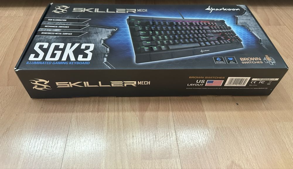 Klawiatura Sharkoon SGK3 Khailah Brown