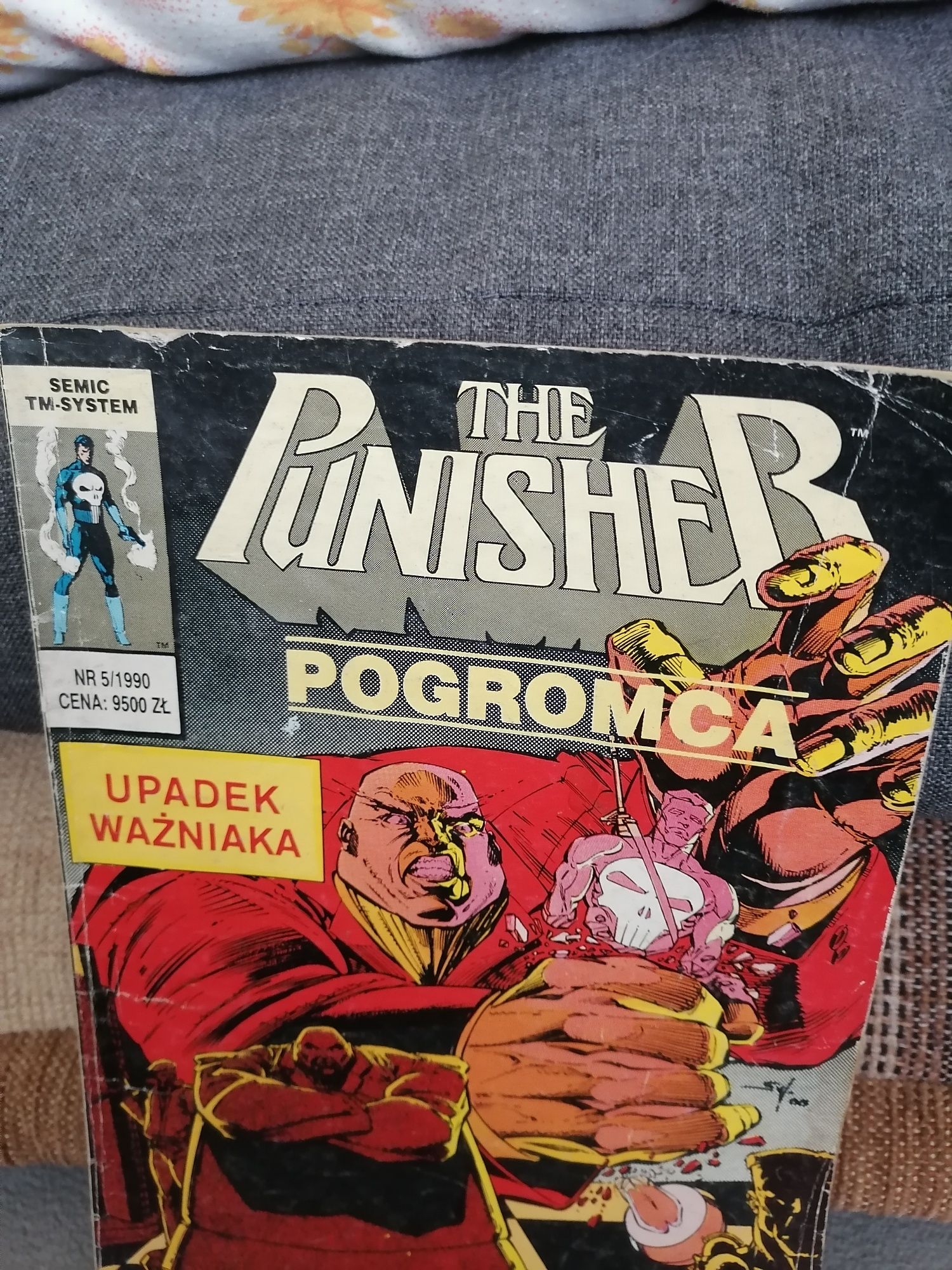 Komiks Punisher Upadek ważniaka 5/1990
