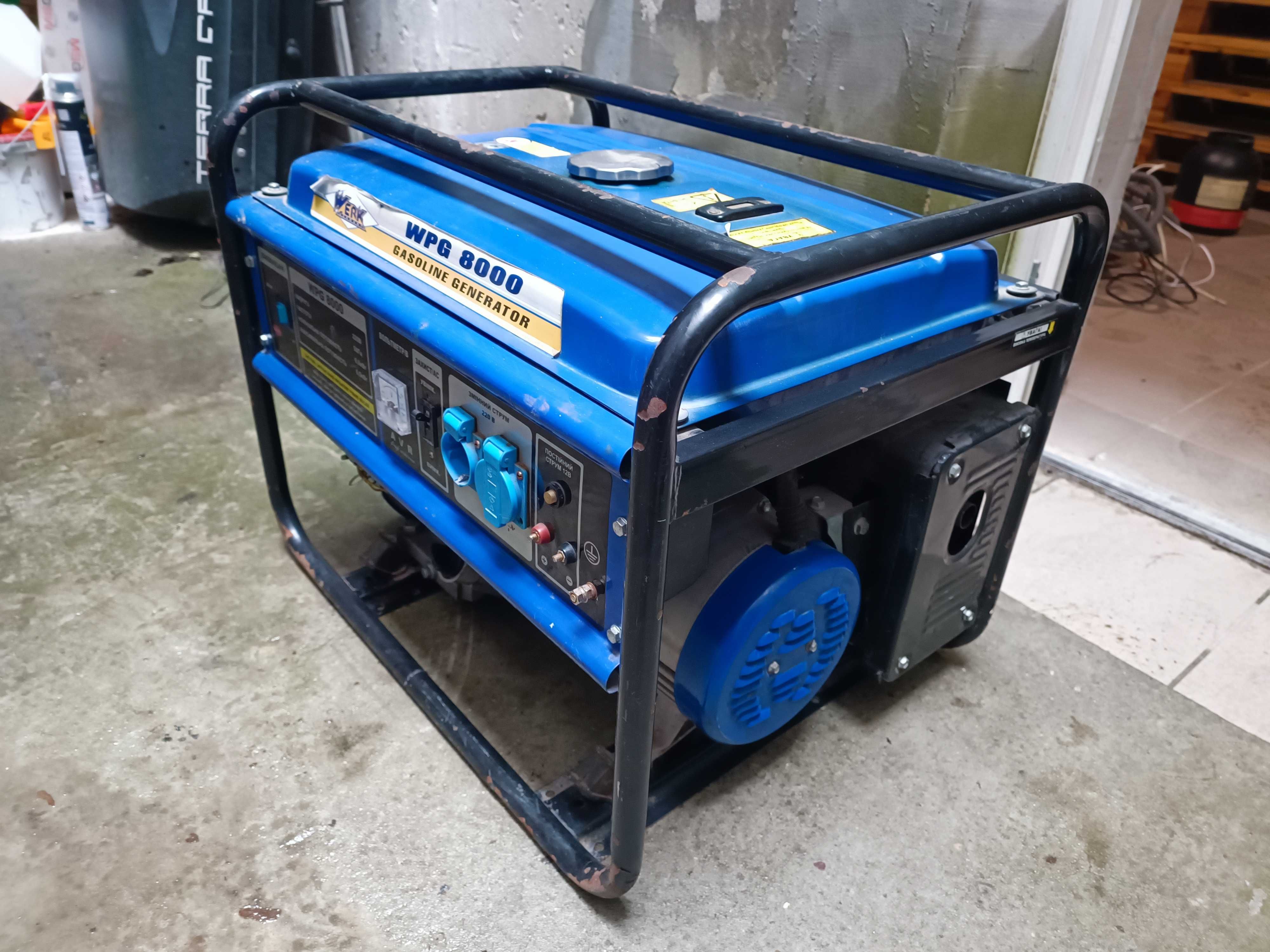 генератор бензиновий Werk WPG 8000 6,5кВт 1 фаза AVR