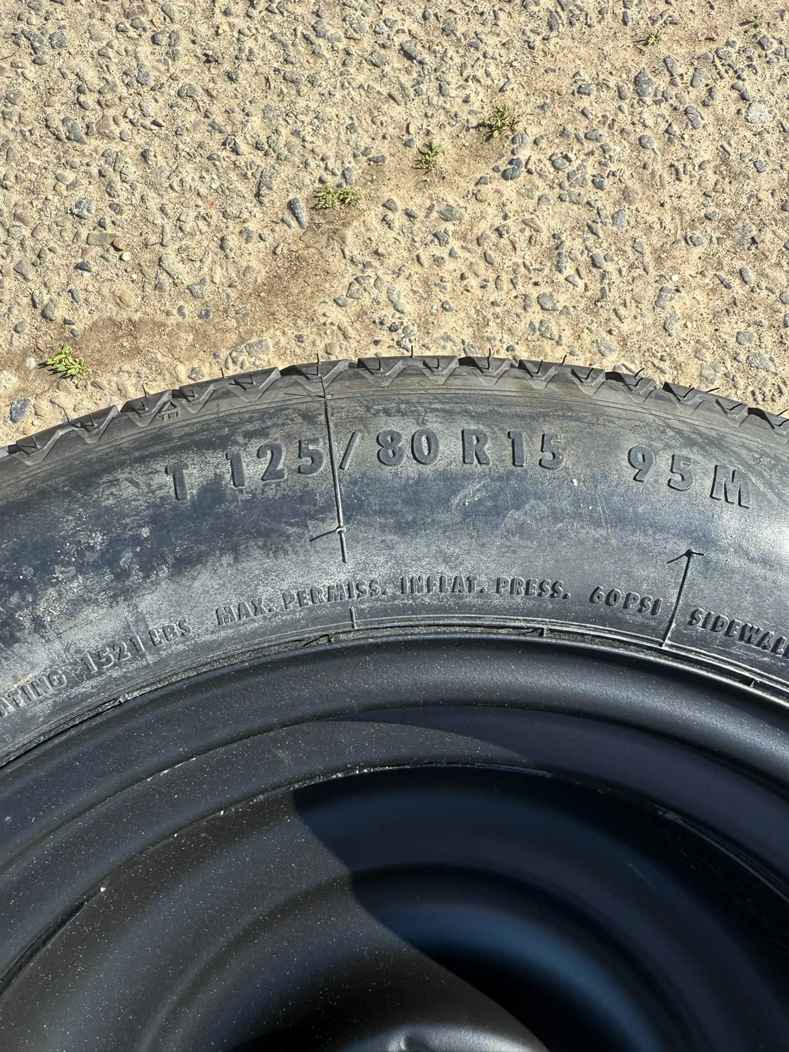 Koło dojazdowe 15 FORD FIESTA MK6 MK7 Z ZESTAWEM