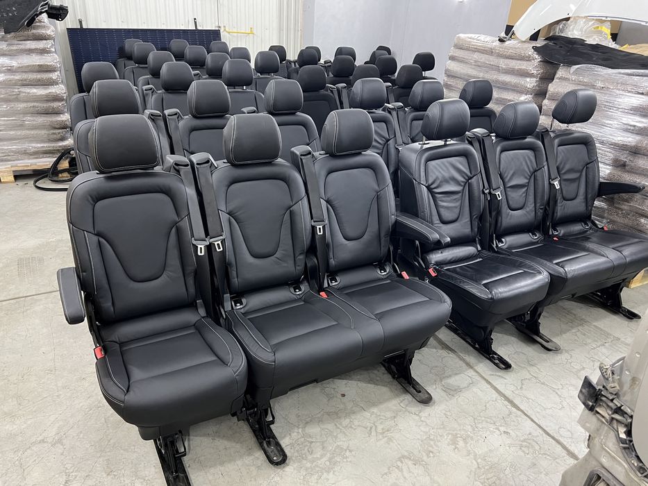 Сидіння V class w447 шкіра нові та бу крісла віто Ве клас