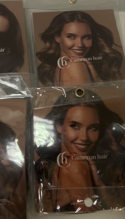 Wlosy naturalne na spinkach z Cameron hair 53 cm 60 gram