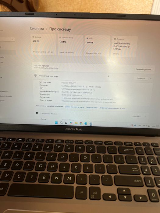 Asus Vivo Book 15 8/512gb i3 10gen
