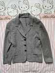 Cienka marynarka w kratę vintage L/XL 40/42