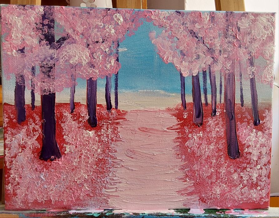 Floresta Encantada Quadro em Acrílico 30x40